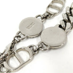 Dior Etoile CD Logo Motif Chain Bracelet Silver — view 8