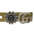Gucci Double G Flower Stud Earrings Plated Silver