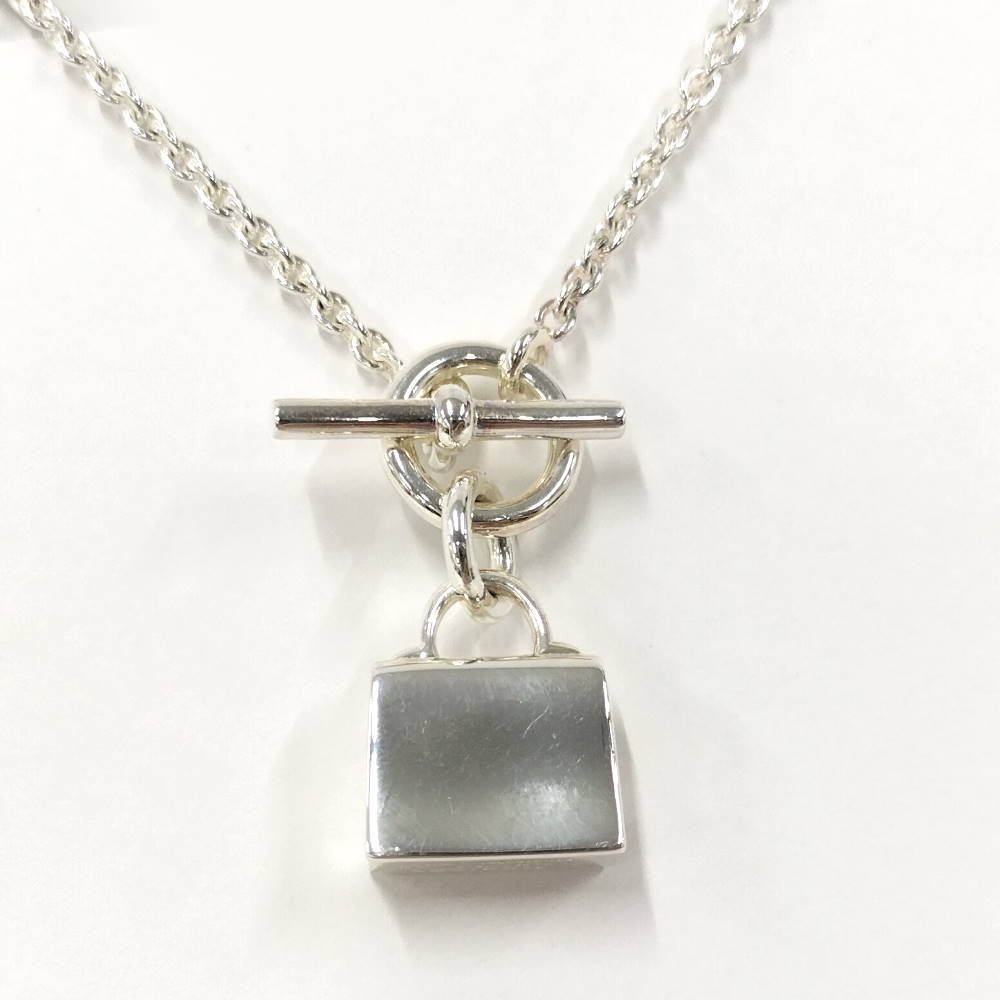 Hermes Amulette Kelly Necklace Silver — view 2