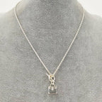 Hermes Amulette Kelly Necklace Silver — view 6
