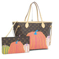 Louis Vuitton LV YK Monogram Pumpkin Neverfull MM Tote Bag