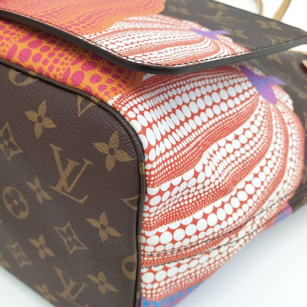 Louis Vuitton LV YK Monogram Pumpkin Neverfull MM Tote Bag — view 3