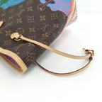 Louis Vuitton LV YK Monogram Pumpkin Neverfull MM Tote Bag — view 5