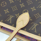 Louis Vuitton LV YK Monogram Pumpkin Neverfull MM Tote Bag — view 6