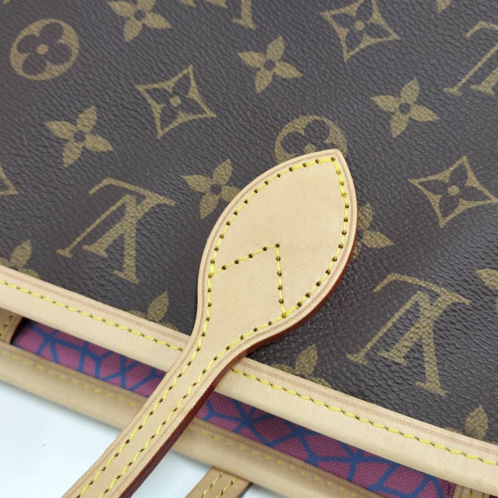 Louis Vuitton LV YK Monogram Pumpkin Neverfull MM Tote Bag — view 6