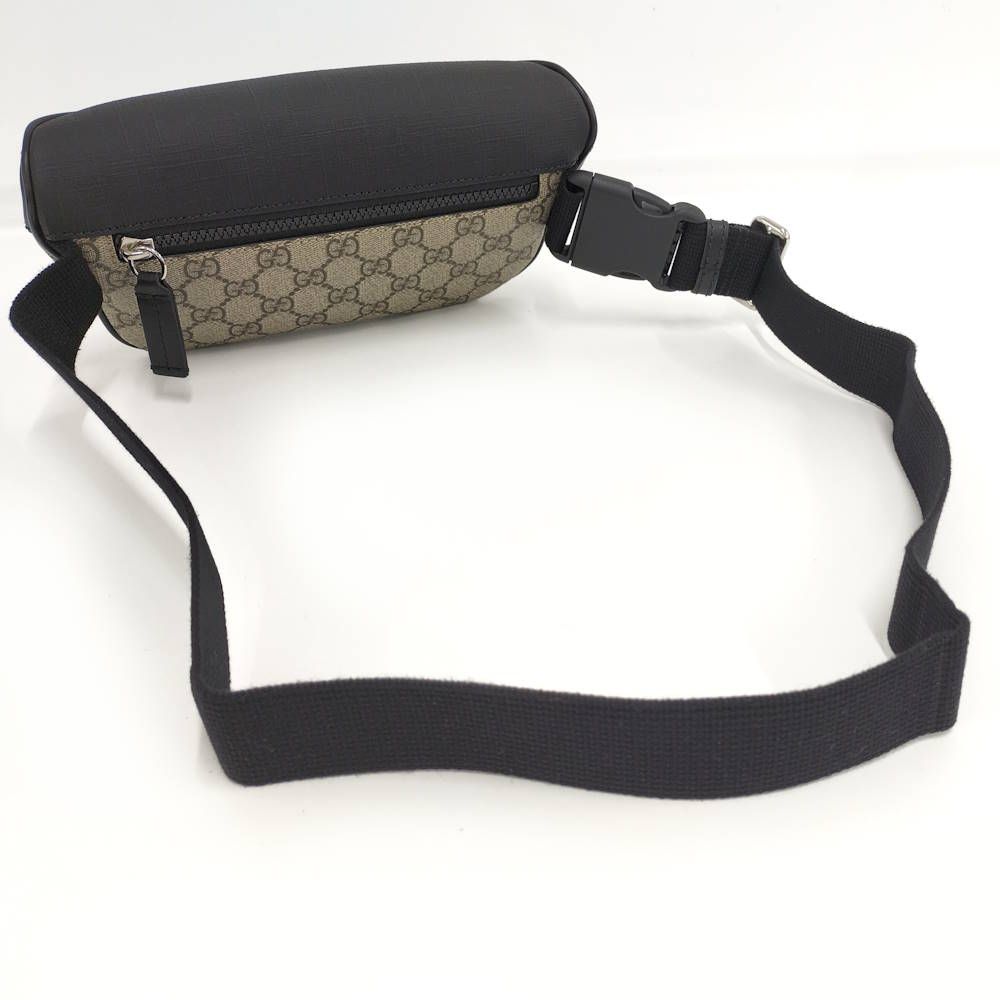 Gucci Belt Bag GG Supreme Black Brown — view 4