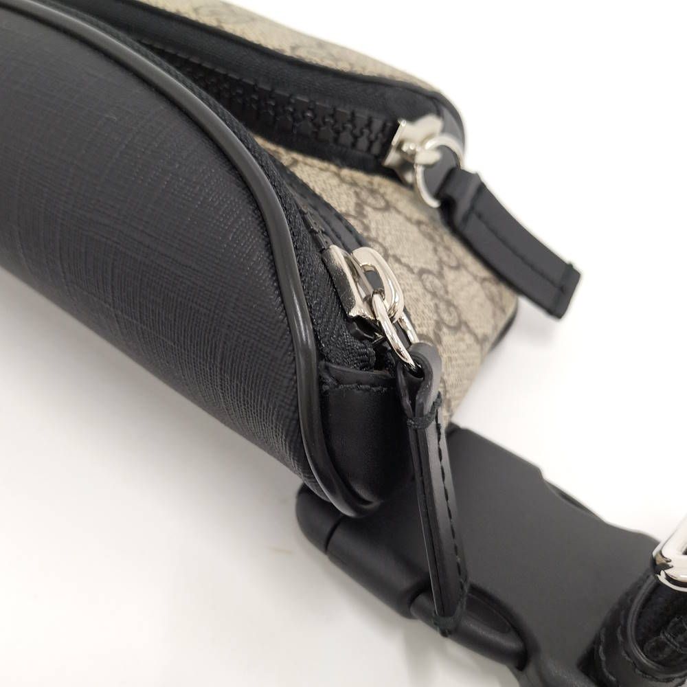 Gucci Belt Bag GG Supreme Black Brown — view 6