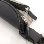 Gucci Belt Bag GG Supreme Black Brown — view 6