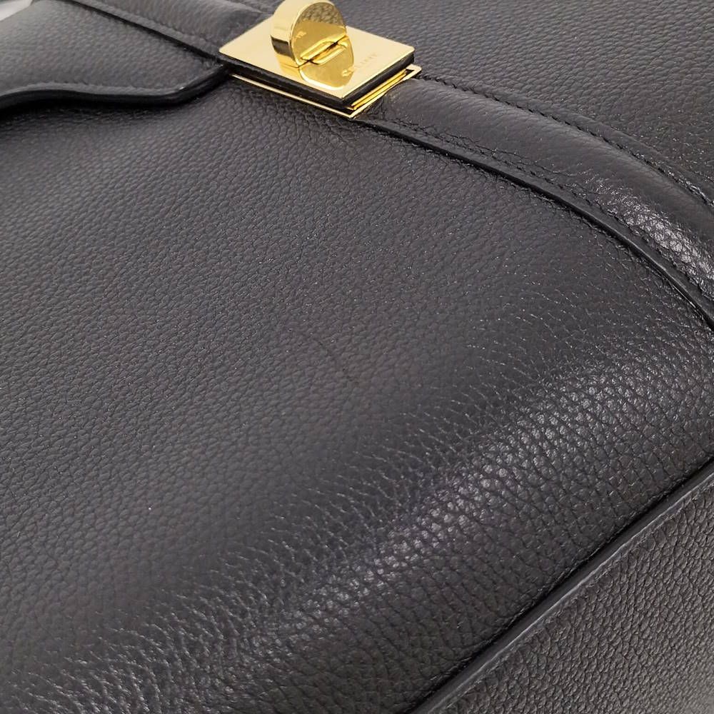Celine Saize Medium 2-Way Bag Leather Black — view 6