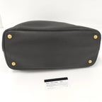 Prada 2-Way Shoulder Bag Leather Black — view 4