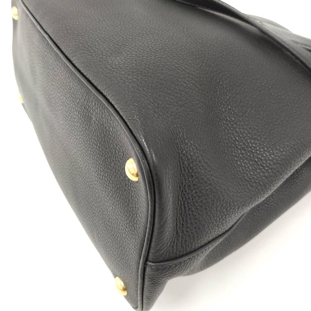Prada 2-Way Shoulder Bag Leather Black — view 5