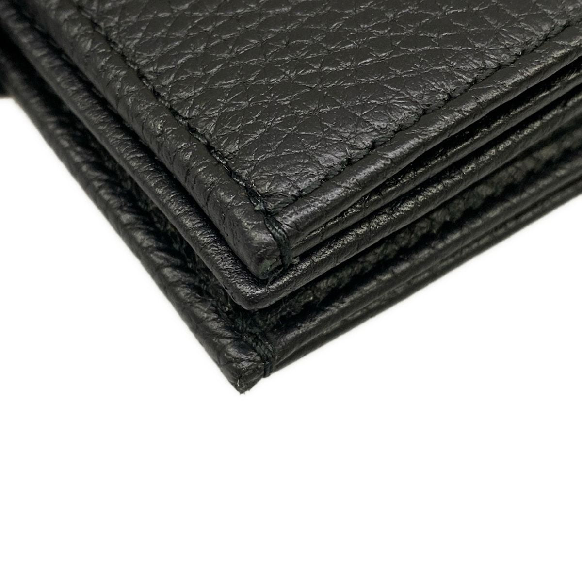 Gucci Bifold Wallet Jackie Black Silver Leather — view 6