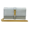Gucci Wallet Jackie 1961 Light Blue Chain Shoulder Bag