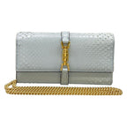Gucci Wallet Jackie 1961 Light Blue Chain Shoulder Bag