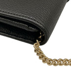 Gucci Wallet Jackie 1961 Black Chain Leather Shoulder Bag — view 8