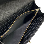 Gucci Wallet Jackie 1961 Black Chain Leather Shoulder Bag — view 5