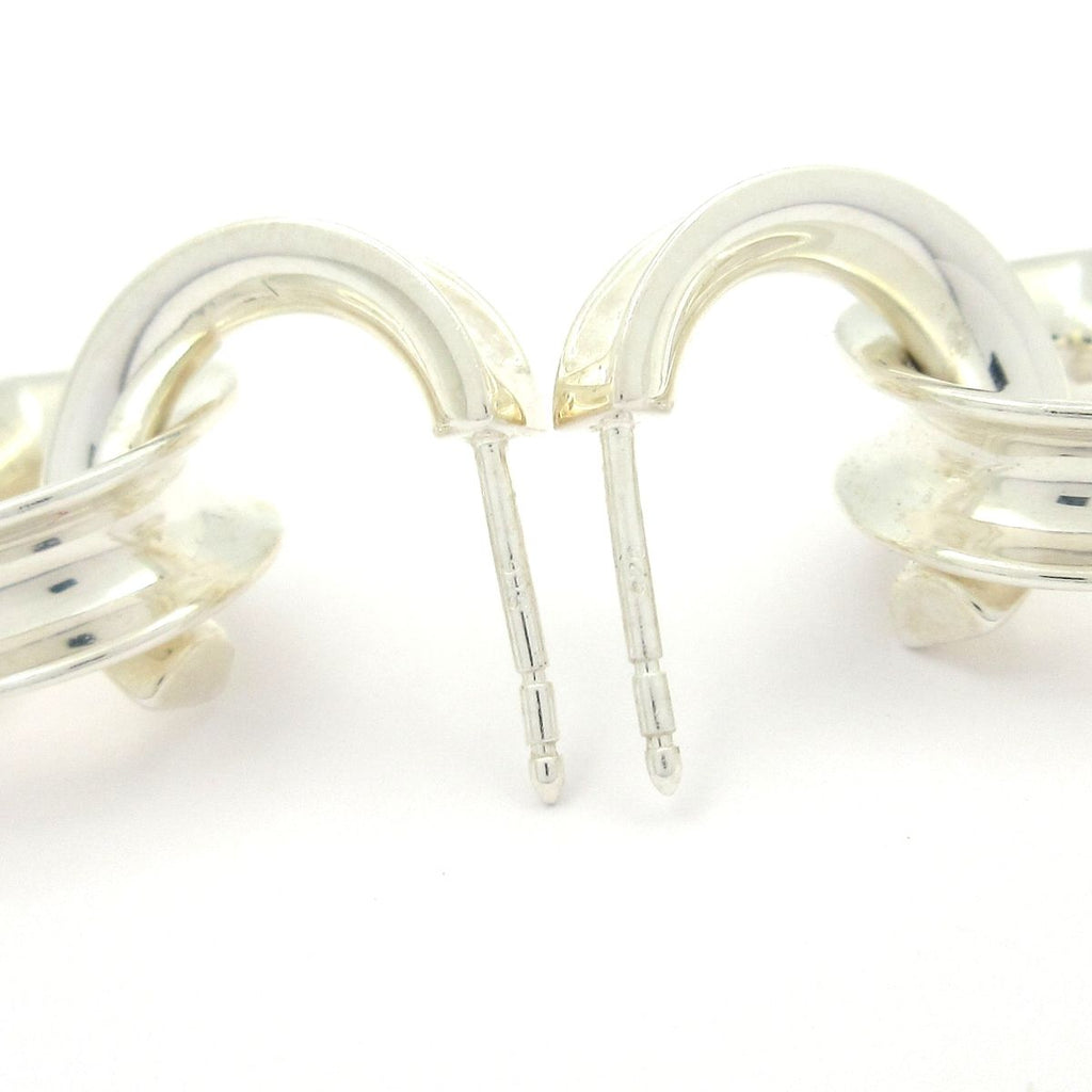 Hermes Earrings Chaine D'ancre Response GM Silver — view 4
