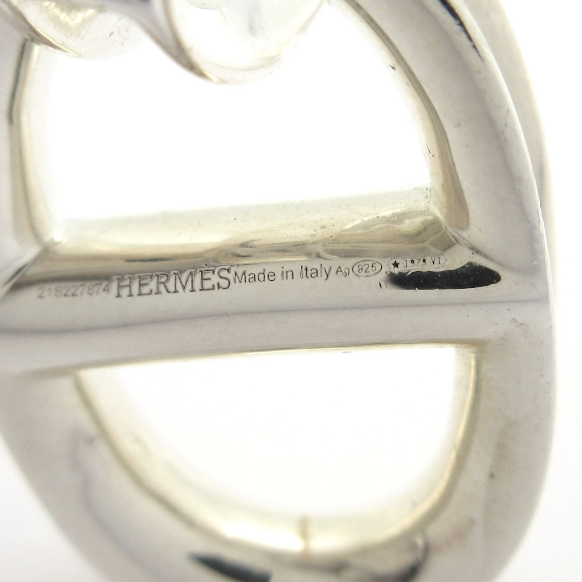 Hermes Earrings Chaine D'ancre Response GM Silver — view 5