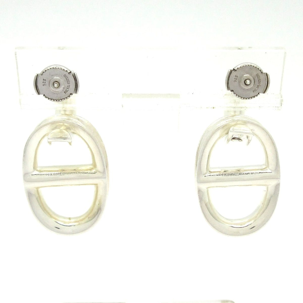 Hermes Earrings Chaine D'ancre Response GM Silver — view 3