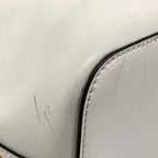 Fendi Handbag Mini Mon Tresor Zucca Pattern White Gold Silver Studs Leather — view 6