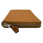 Hermes Wallet Azap Long Silk'in Gold Zip Around — view 8
