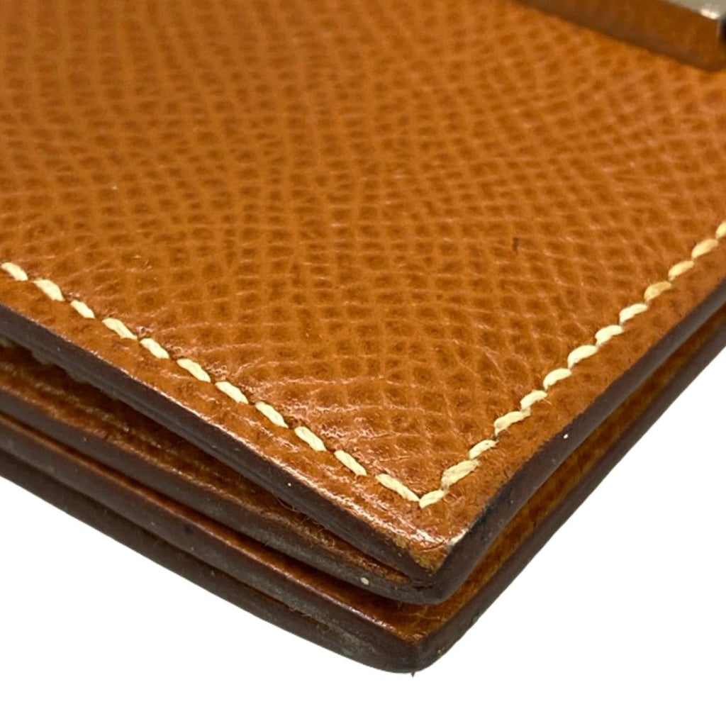 Hermes Business Card Case Bearn Cognac — view 5