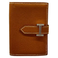 Hermes Business Card Case Bearn Cognac
