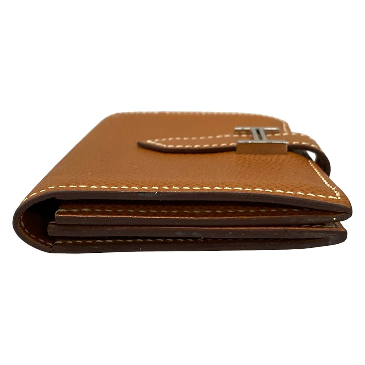 Hermes Business Card Case Bearn Cognac — view 7
