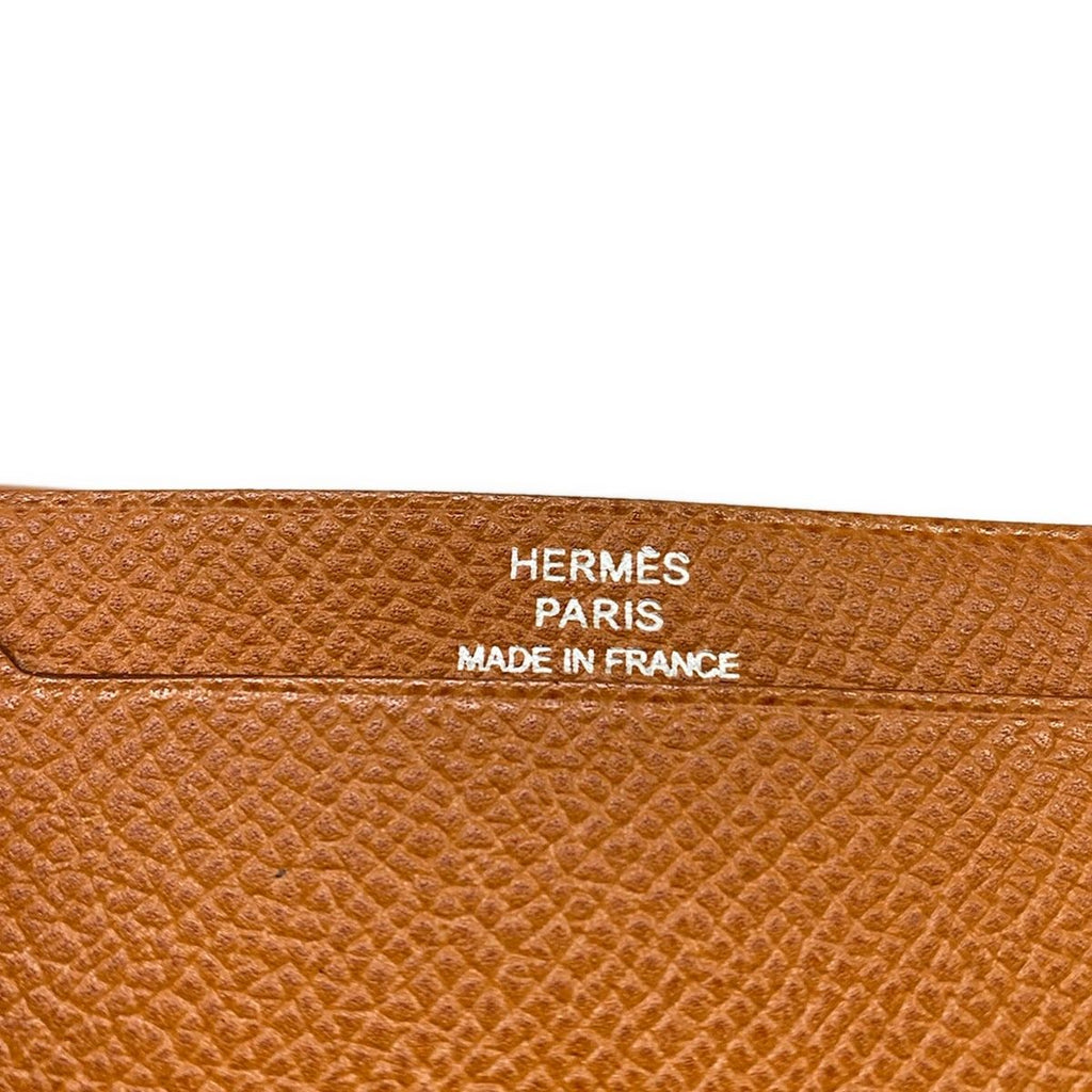 Hermes Business Card Case Bearn Cognac — view 4