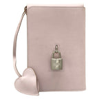 Hermes Case Carnet Secret Mauve Pale Note Cover Animapolis Shoulder Bag