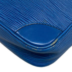 Louis Vuitton Shoulder Bag Epi Danube Toledo Blue Leather — view 6