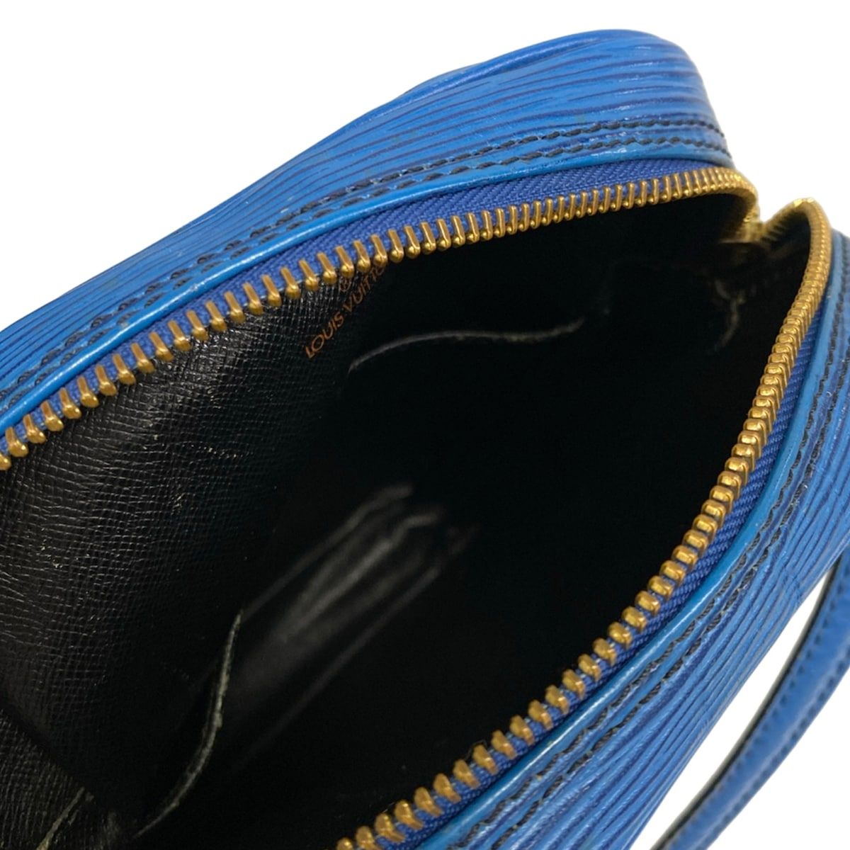 Louis Vuitton Shoulder Bag Epi Danube Toledo Blue Leather — view 7
