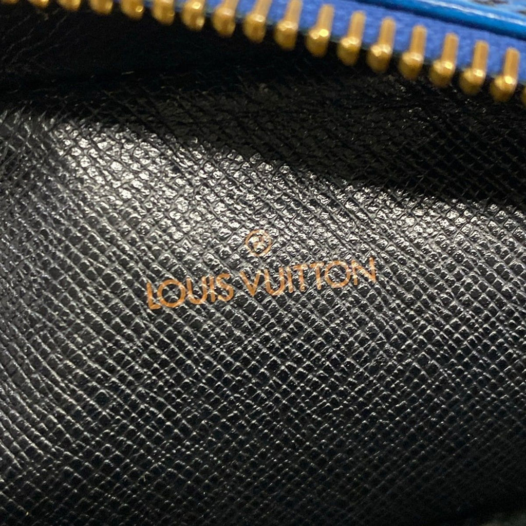 Louis Vuitton Shoulder Bag Epi Danube Toledo Blue Leather — view 8