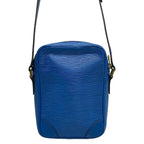 Louis Vuitton Shoulder Bag Epi Danube Toledo Blue Leather — view 3