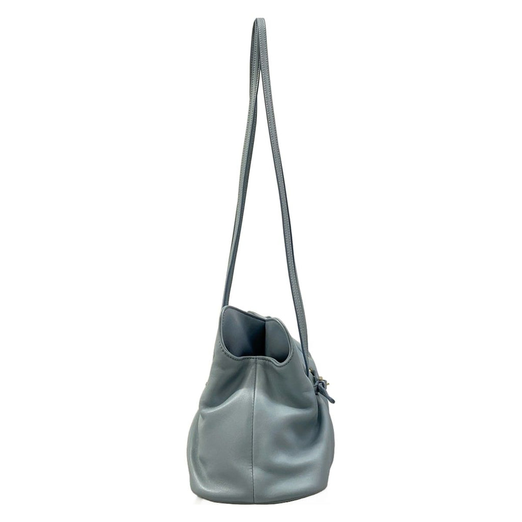 Prada Shoulder Bag Dada Small Light Blue Leather — view 2
