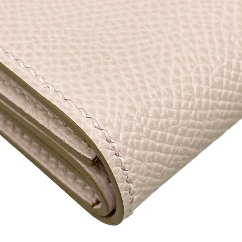Hermes Coin Purse Bearn Mini Mauve Pale Silver — view 7