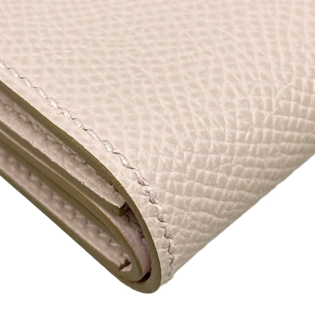 Hermes Coin Purse Bearn Mini Mauve Pale Silver — view 7