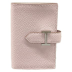Hermes Coin Purse Bearn Mini Mauve Pale Silver