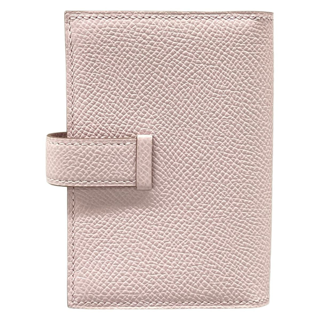 Hermes Coin Purse Bearn Mini Mauve Pale Silver — view 2