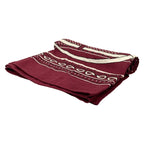 Hermes Shawl Carre 140 Bordeaux White Black Grandgeege Bandana Scarf