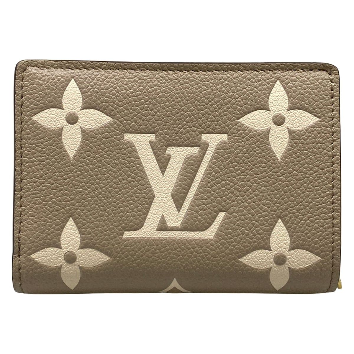 Louis Vuitton Bifold Wallet Bicolor Monogram Empreinte Portefeuille Clair