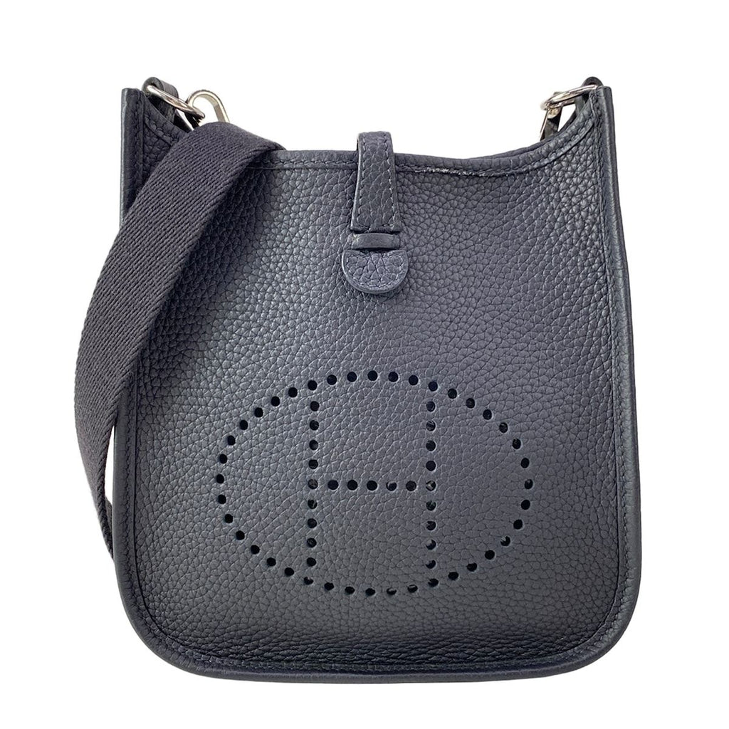 Hermes Shoulder Bag Evelyne TPM Amazon Canvas Silver