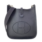 Hermes Shoulder Bag Evelyne TPM Amazon Canvas Silver