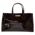 Louis Vuitton Handbag Monogram Vernis Wilshire PM Amarante Leather