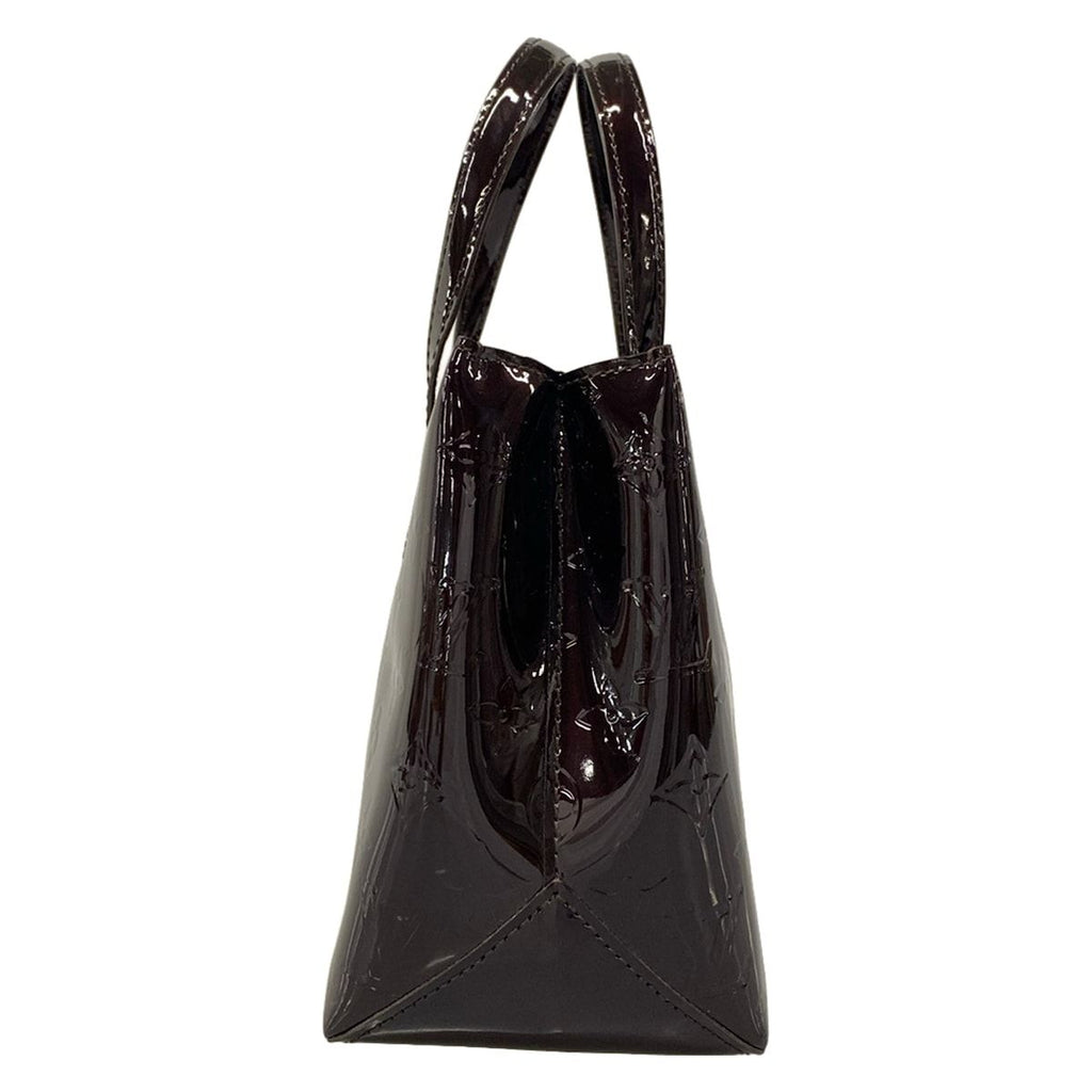 Louis Vuitton Handbag Monogram Vernis Wilshire PM Amarante Leather — view 2