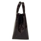 Louis Vuitton Handbag Monogram Vernis Wilshire PM Amarante Leather — view 2