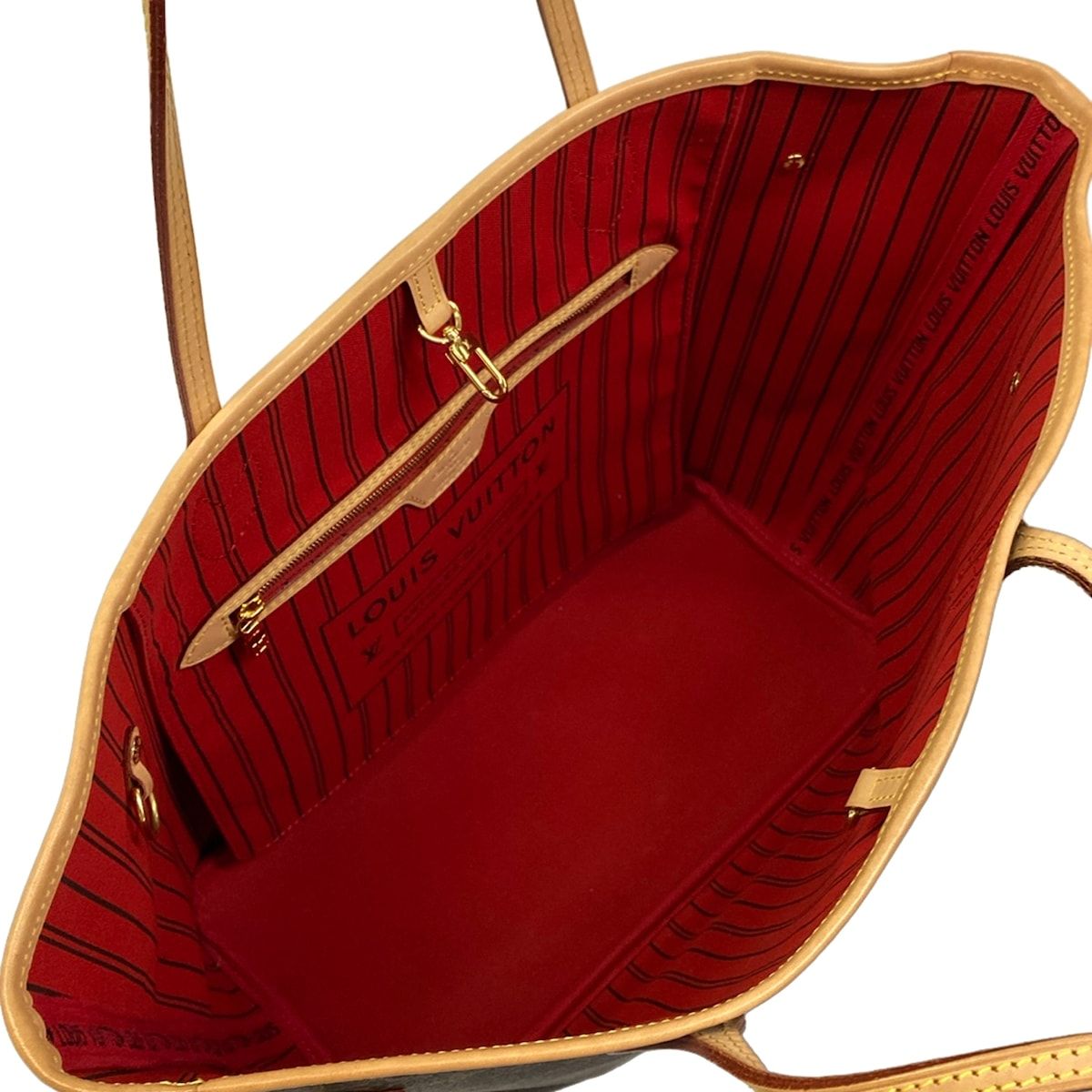 Louis Vuitton Tote Bag Monogram Neverfull MM Cerise — view 7