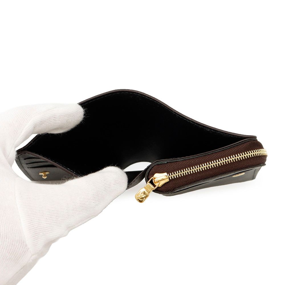 Louis Vuitton Bifold Wallet Monogram Reverse Portefeuille Black — view 5