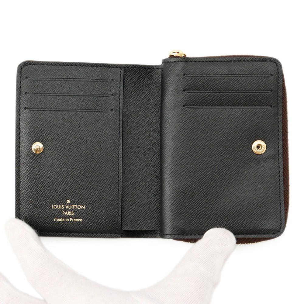Louis Vuitton Bifold Wallet Monogram Reverse Portefeuille Black — view 4