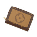 Louis Vuitton Bifold Wallet Monogram Reverse Portefeuille Black